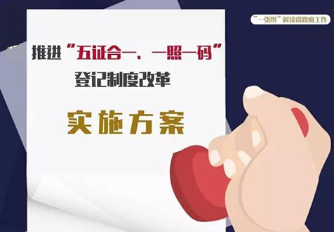 北京公司五证合一